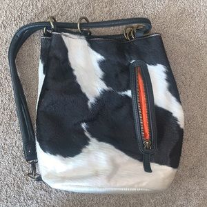 The Ménage Cow Hide Bag by Boozie & Co